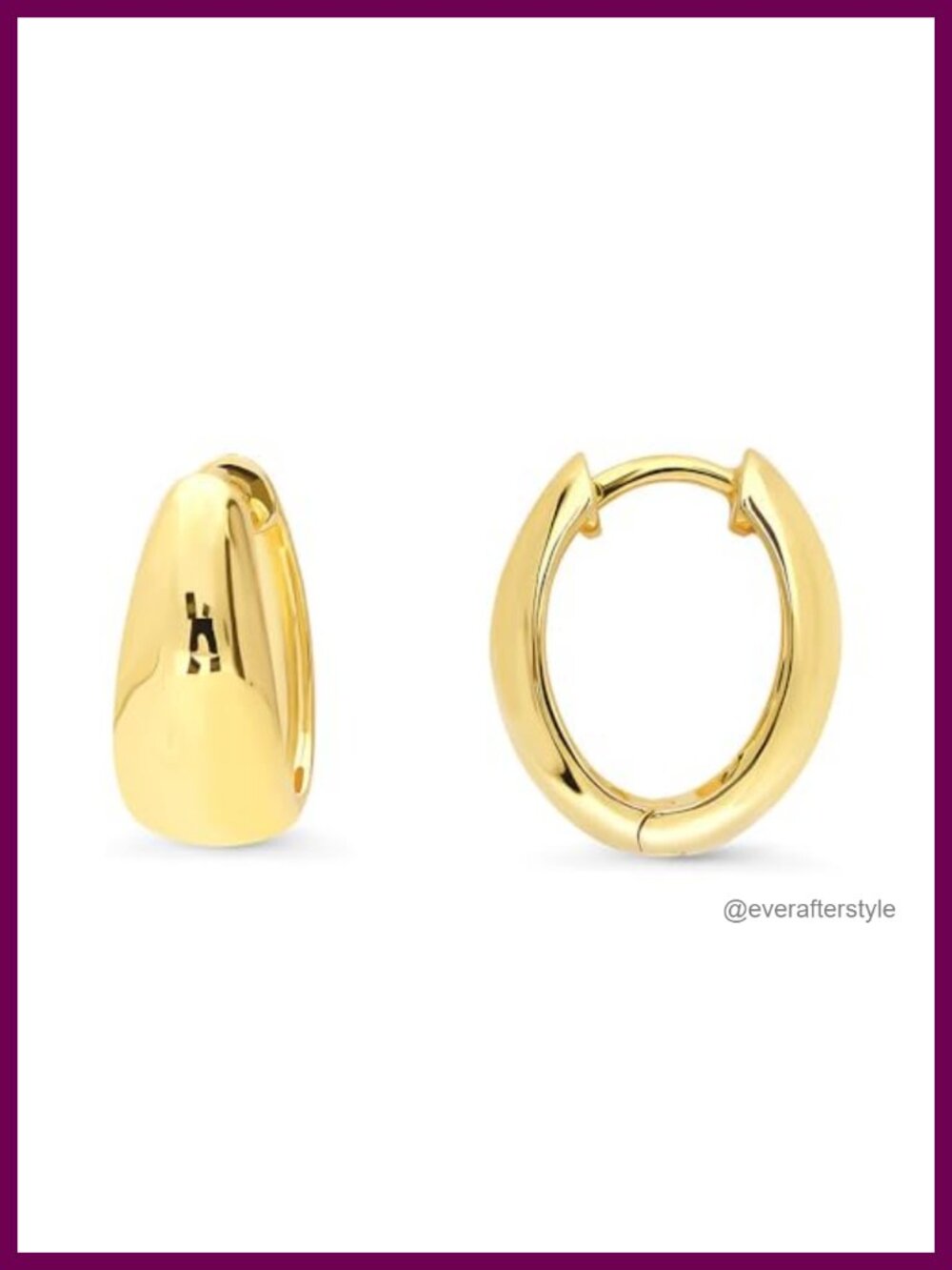 Sterling Silver CZ Dome Fashion Hoop Huggie Earrings Women